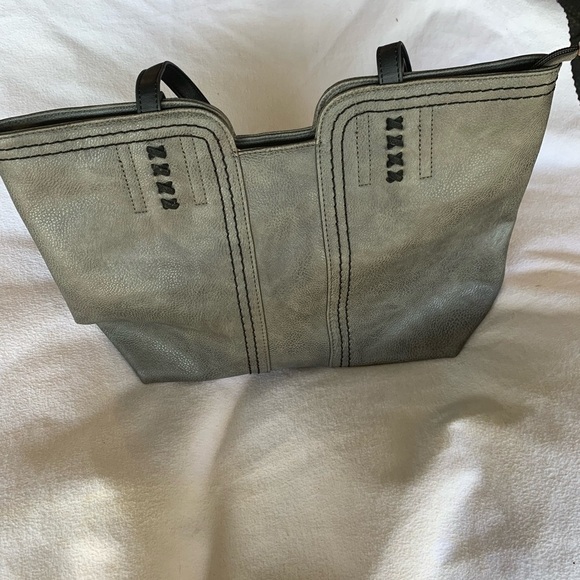 Montana West Tote Bag Top Handle Satchel Purse  Shoulder Gray Womens Western - Picture 9 of 13